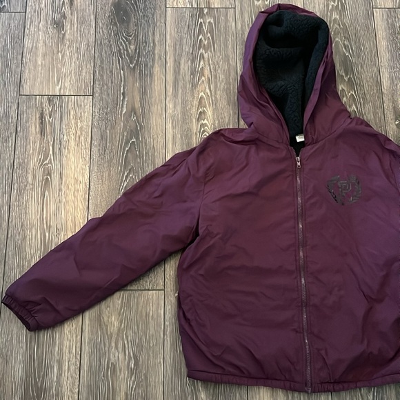 Pink Victoria Secret Zip Up Puffer Coat Womens M/L - Picture 2 of 11